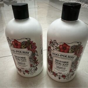 2 of 16 oz . Poo pourri  before you go . Toilet spray
